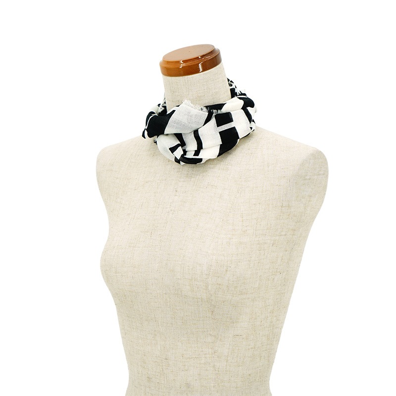 ふさ付ガーゼ90cm「竹」（ブラック） | ガーゼ手ぬぐい,長さ