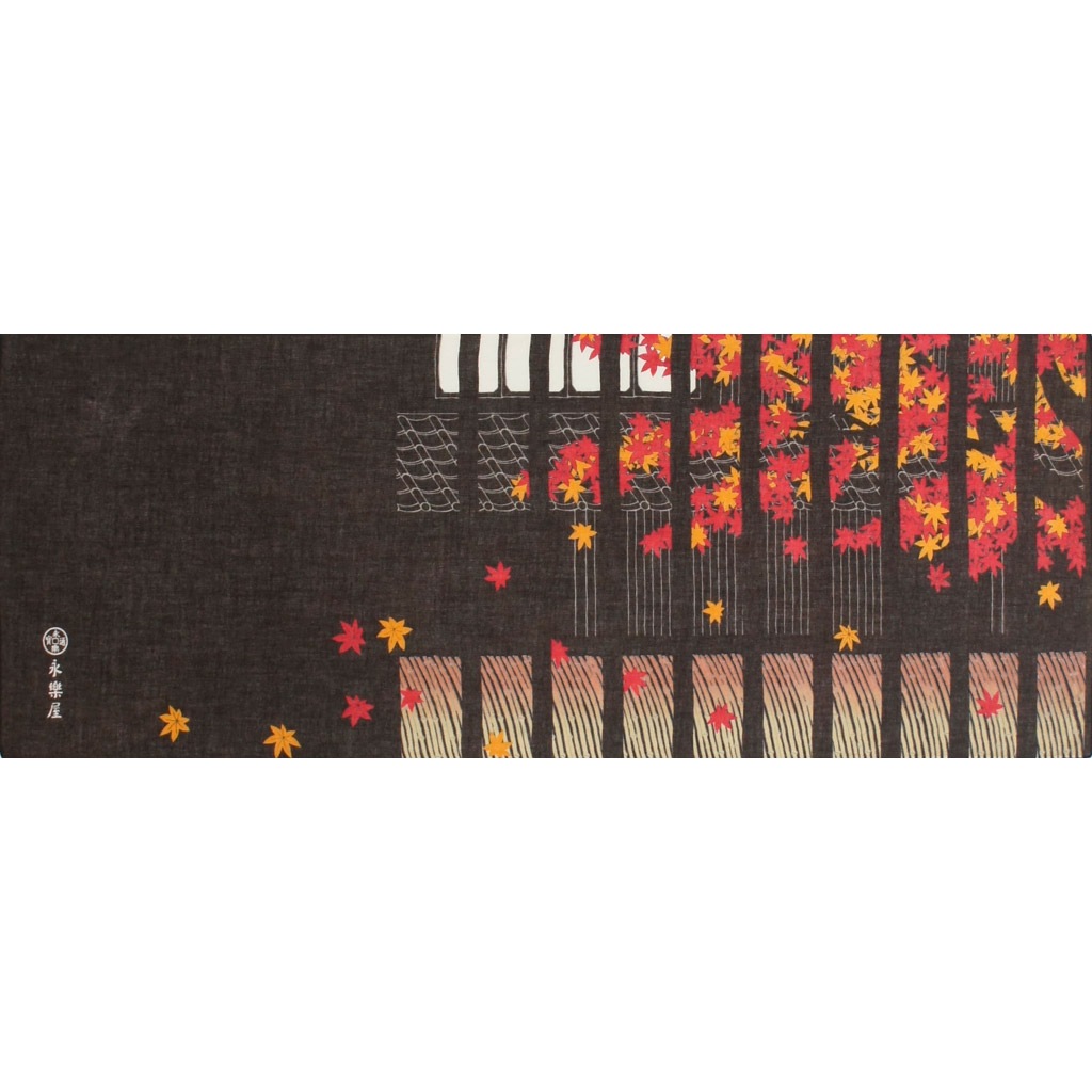 ガーゼ90㎝ 「秋の町家」