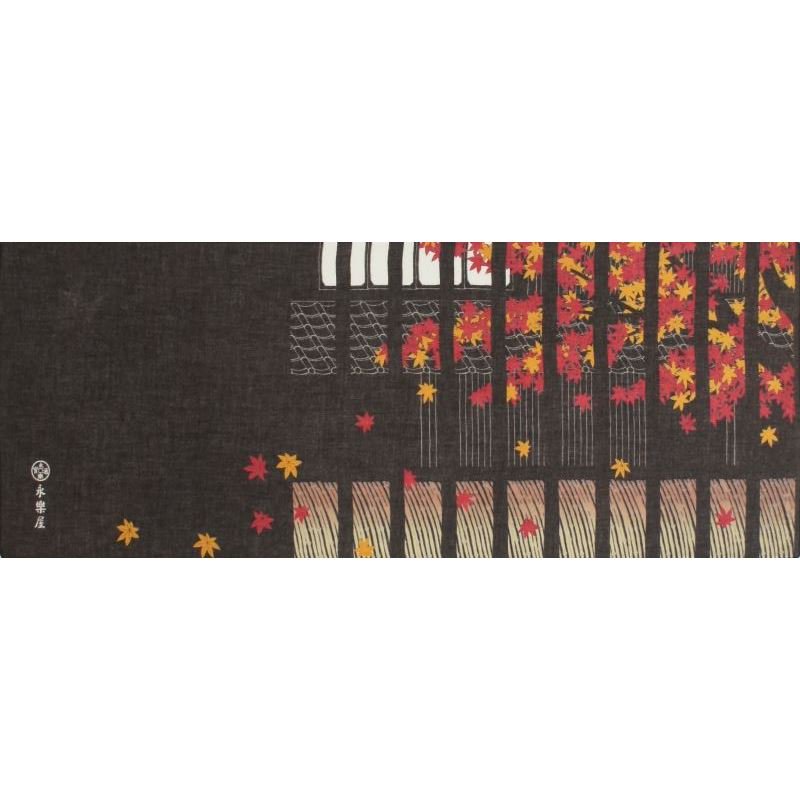 ガーゼ90㎝ 「秋の町家」