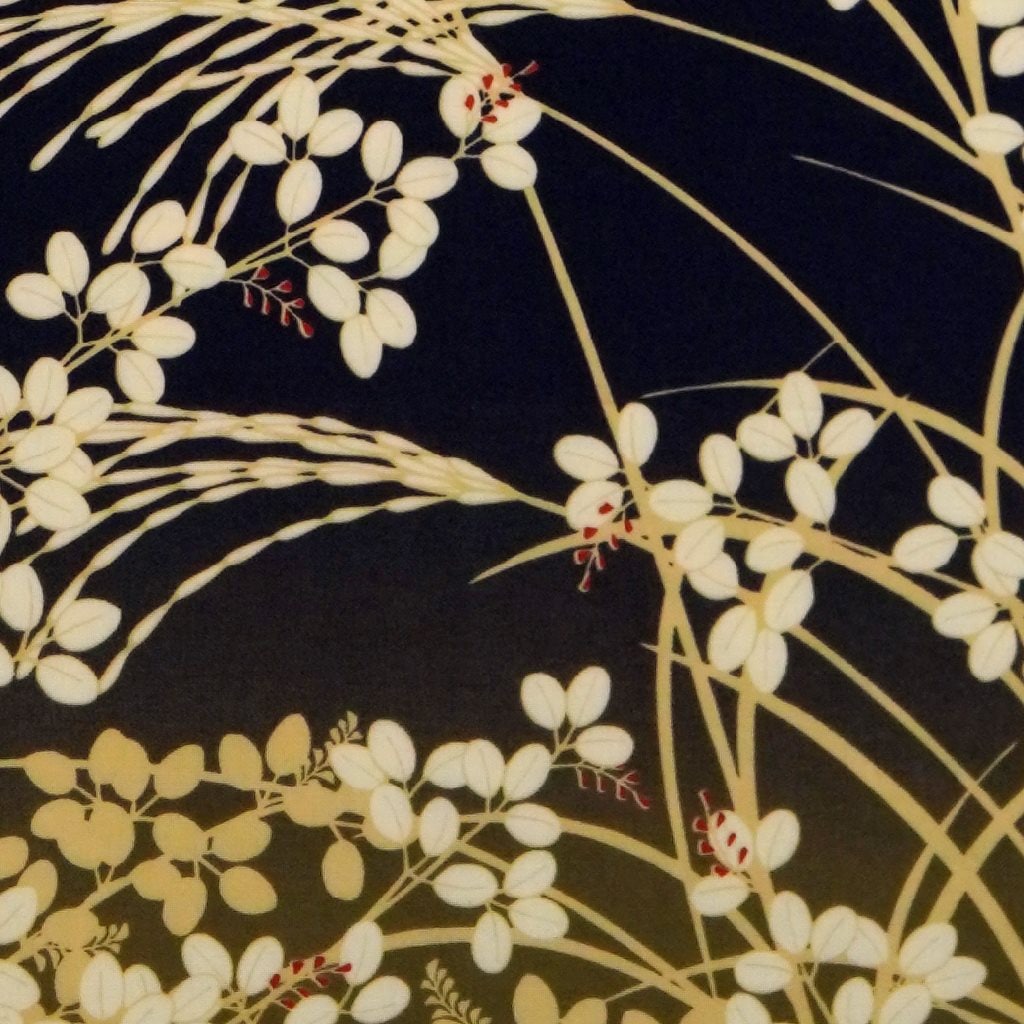 手ぬぐい「十六夜秋草」