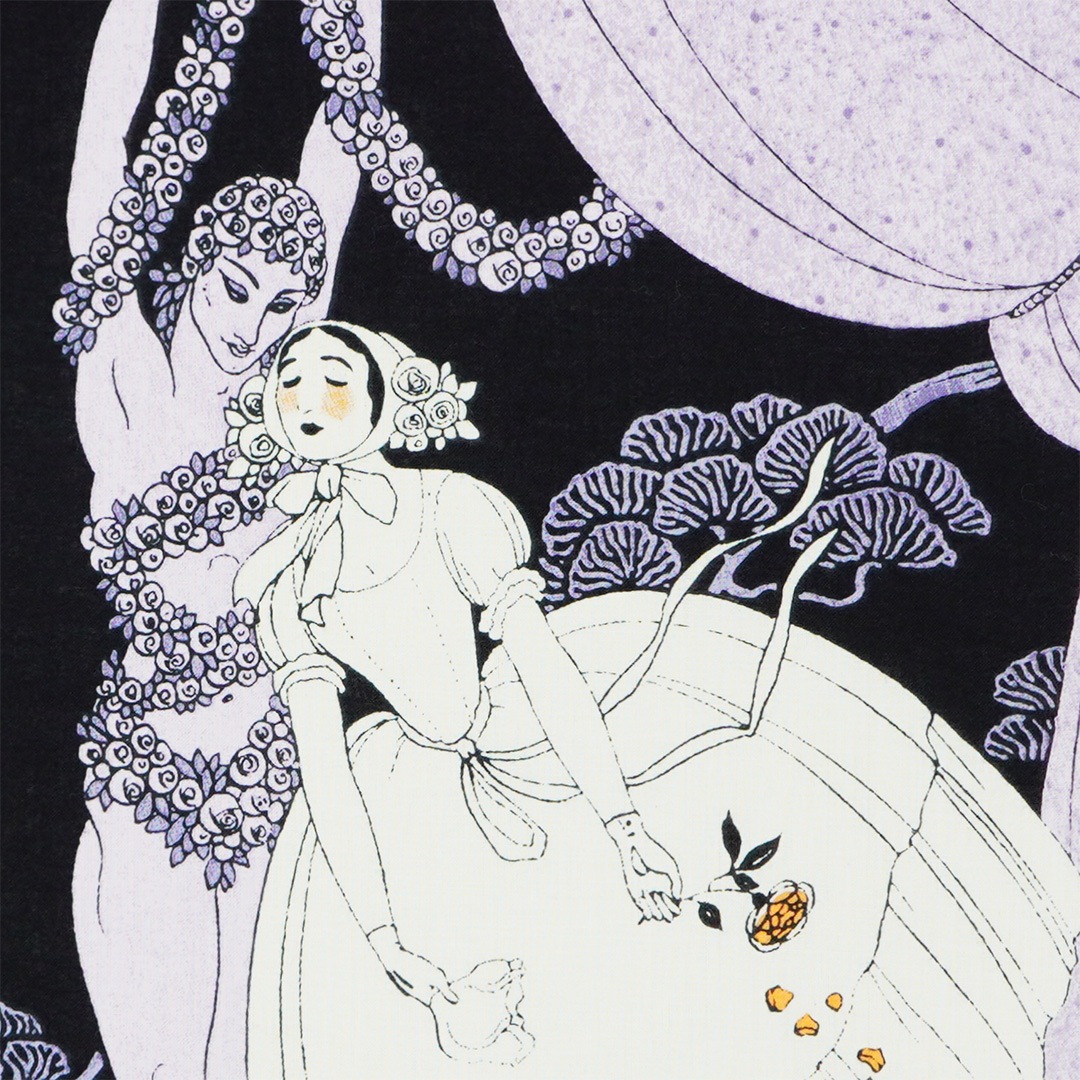 【バレエ・テヌグイ】ジョルジュ・バルビエ画集『カルサヴィナ』より『薔薇の精』