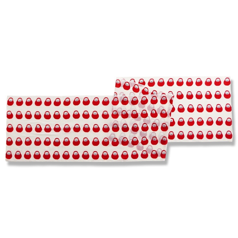 ガーゼ180cm 「だるま」（ホワイト）