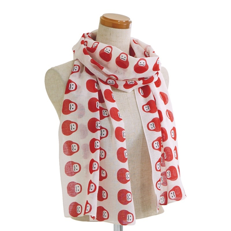 ガーゼ180cm 「だるま」（ホワイト）