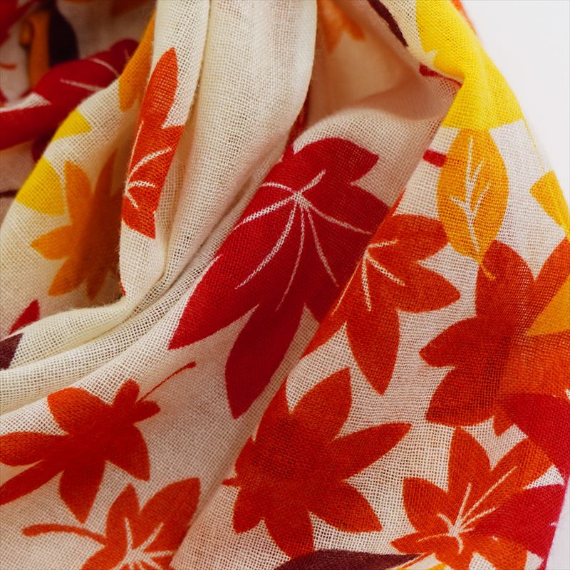 ガーゼ180㎝ 「秋の色合い」（ベージュ）