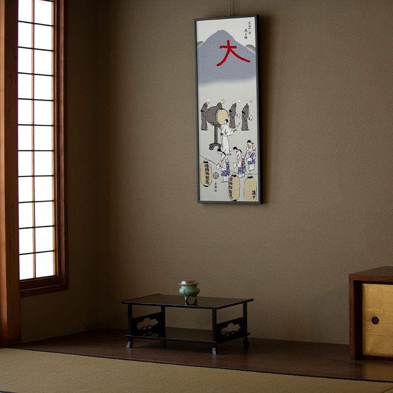 手ぬぐい京の年中行事八月｢松ヶ崎題目踊｣