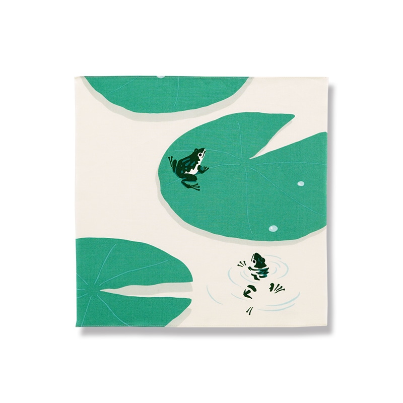 てはん「睡蓮に蛙」（下）