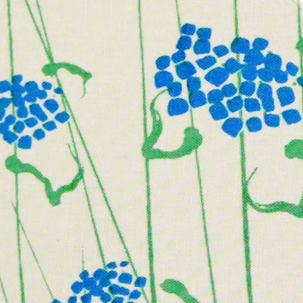 豆うちわ 並型 「紫陽花」（ブルー）