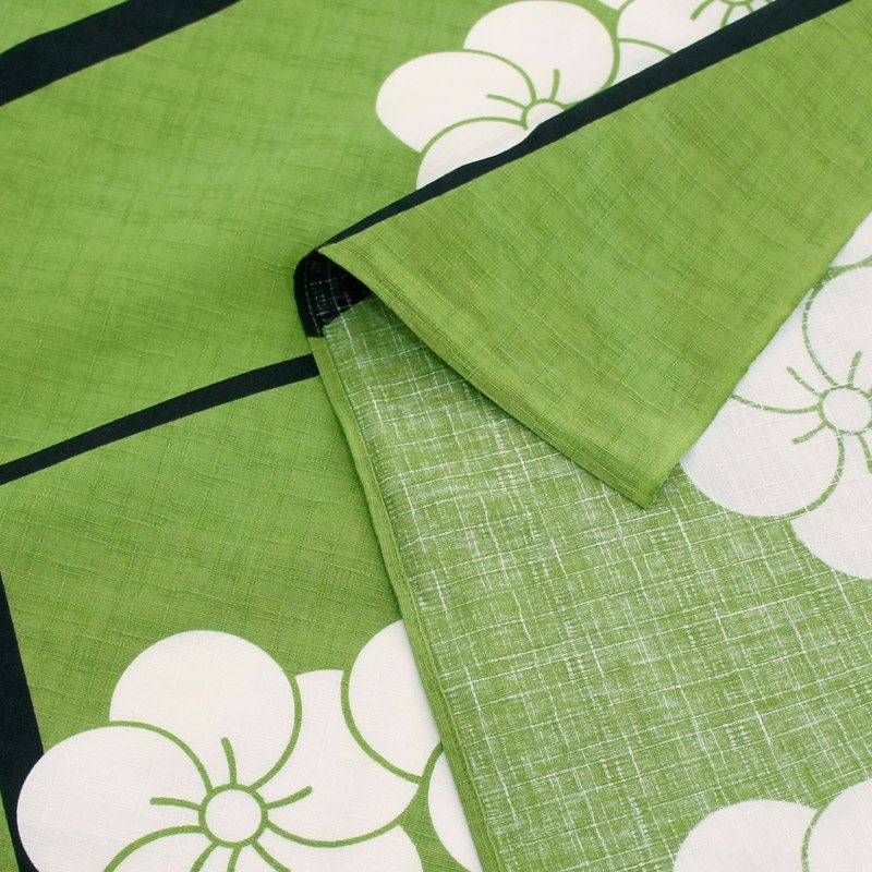 大風呂敷 「槍梅」（グリーン）