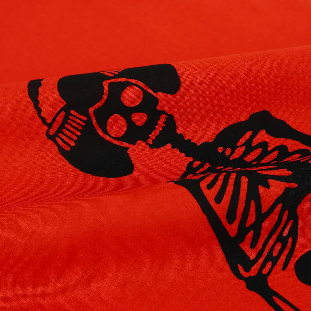 手ぬぐい「ガイコツ舞妓」