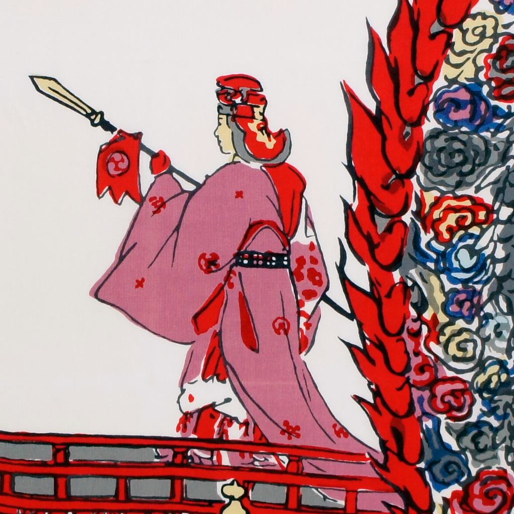 手ぬぐい京の年中行事十一月｢八坂の舞楽｣