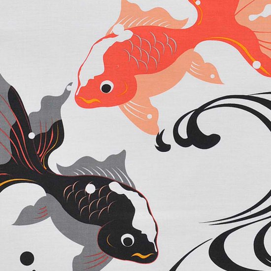手ぬぐい「友禅金魚」