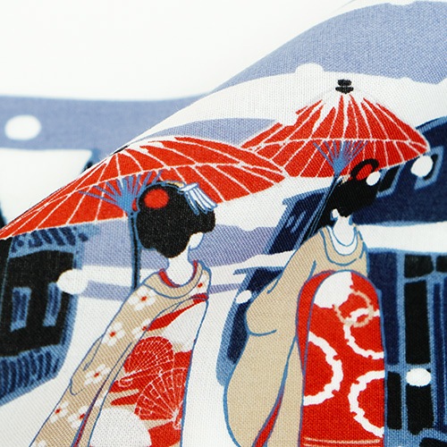 てはん「祇園の雪景色」