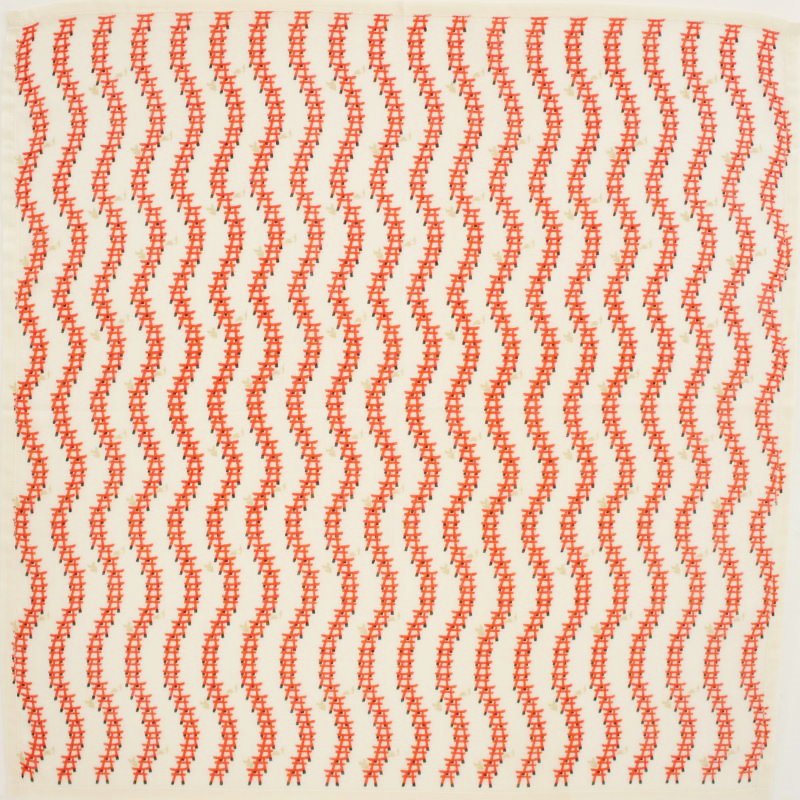 ガーゼハンカチ「鳥居」