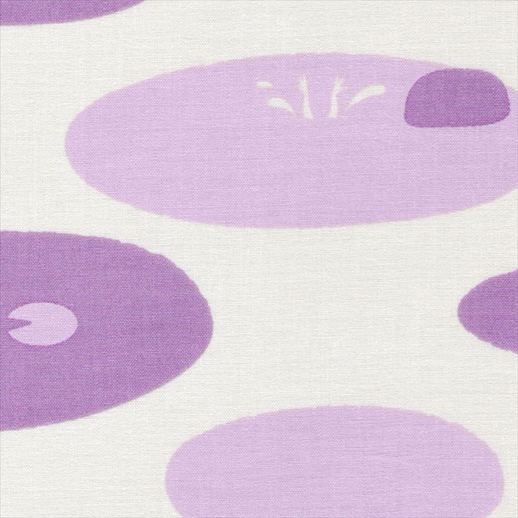 手ぬぐい総柄120㎝「池」（パープル）