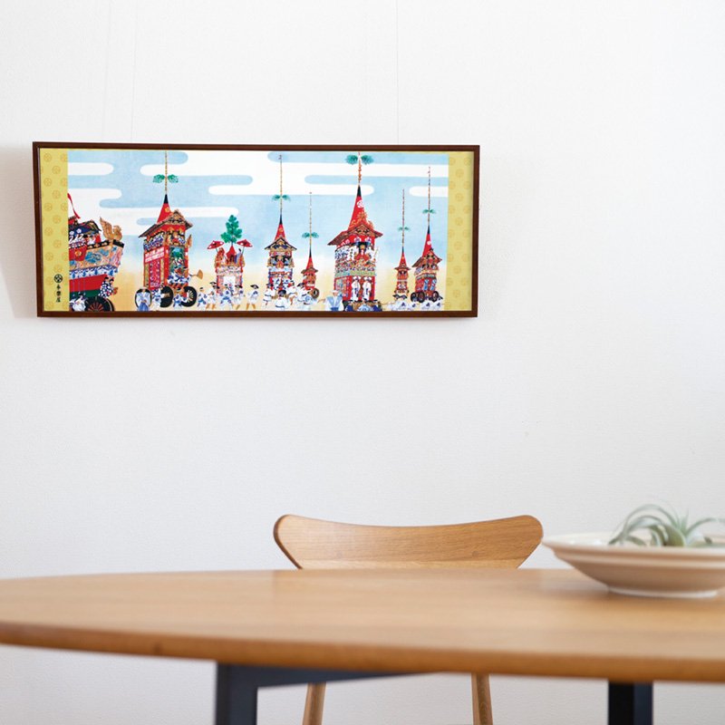 手ぬぐい「絢爛屏風『祇園祭山鉾図』」