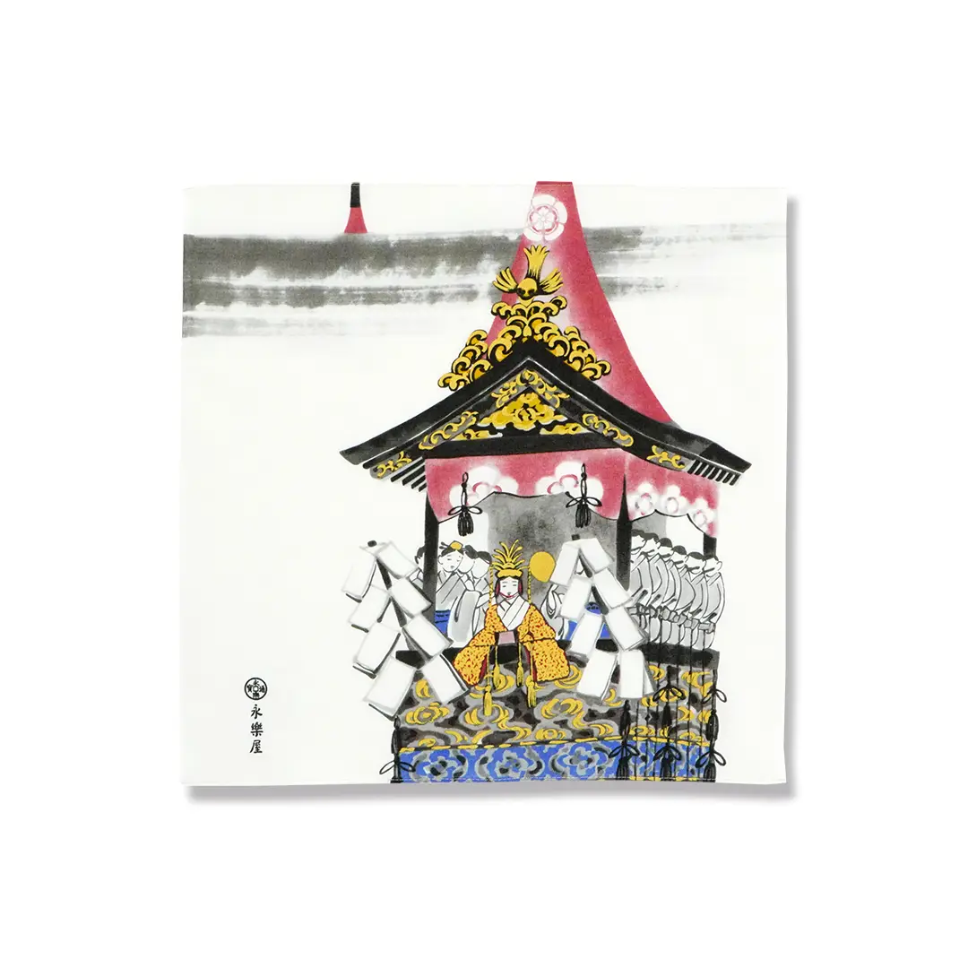 てはん「墨絵・祇園祭」