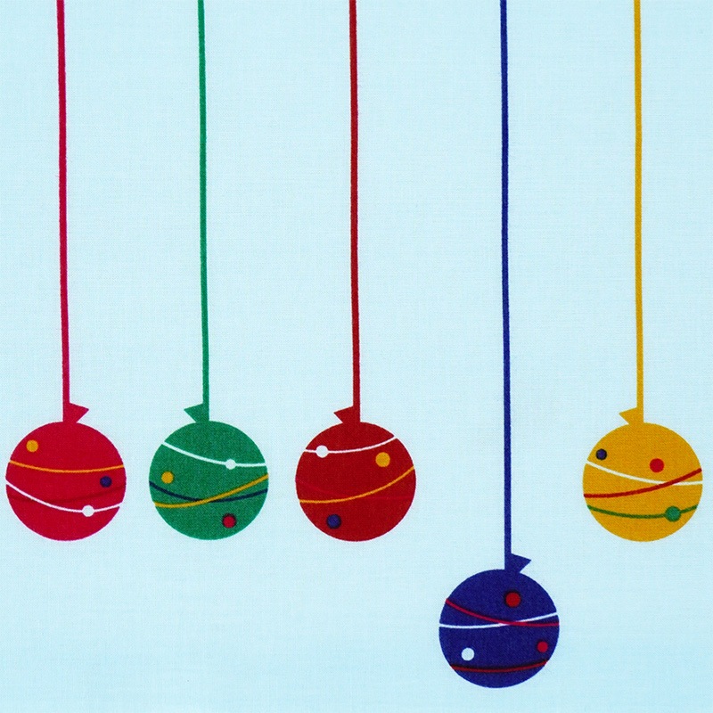 手ぬぐい総柄90cm「ヨーヨー」（ブルー）