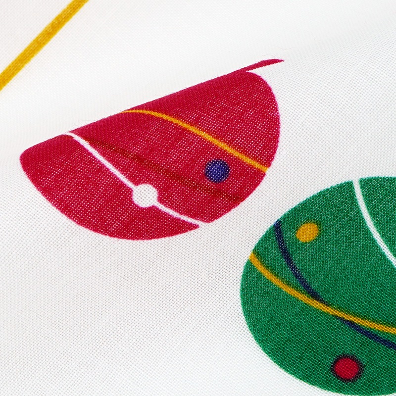 手ぬぐい総柄90cm「ヨーヨー」（ベージュ）