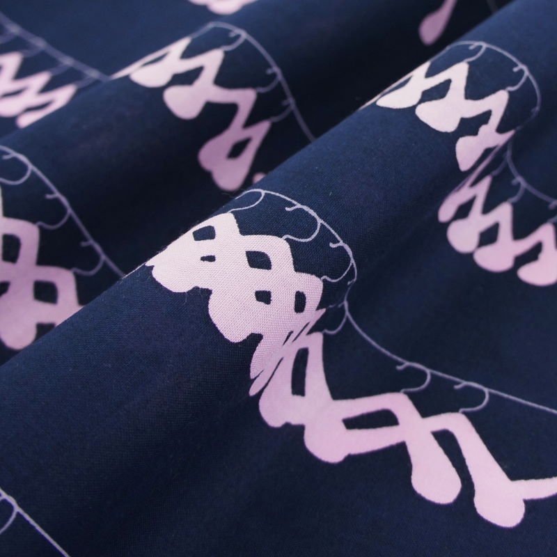 手ぬぐい総柄120㎝「ハンガー」(ピンク)