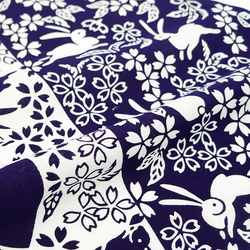 手ぬぐい「月うさぎ」