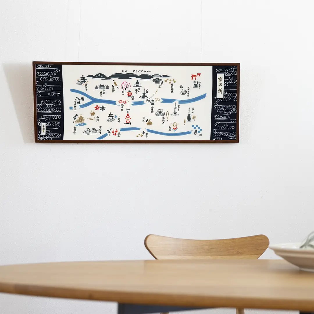 手ぬぐい「京名所」