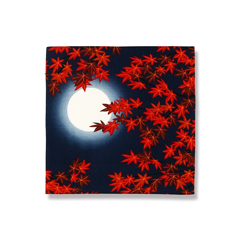 てはん「月夜の紅葉」（上）