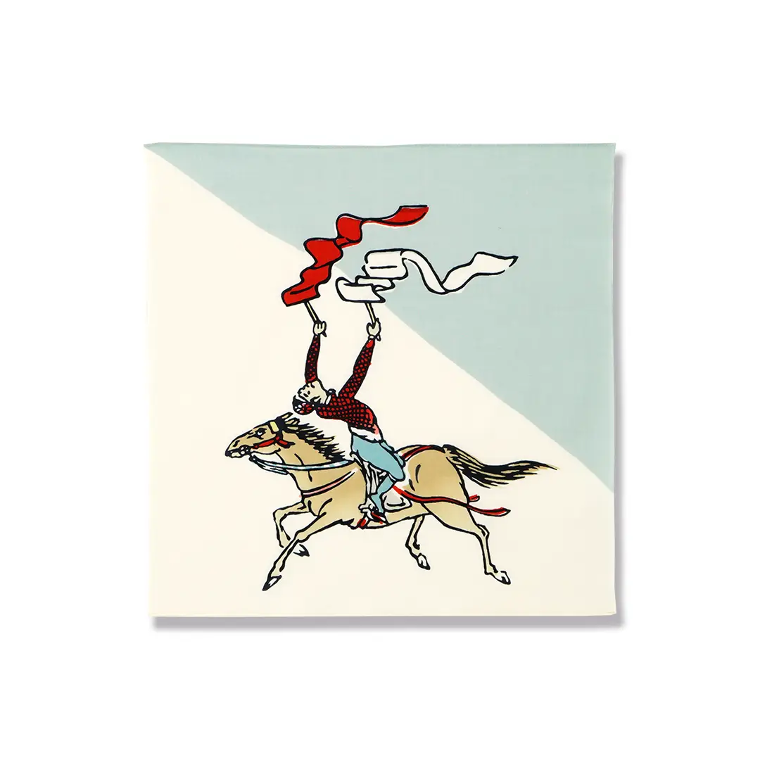 てはん「年中行事六月・藤森神社」（上） | てはん・ハンカチ | 永楽屋