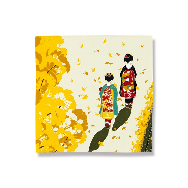 てはん「いちょうと舞妓さん」（上）