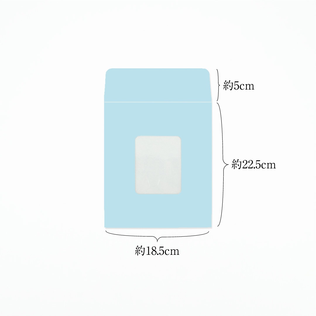 窓あき平袋（手ぬぐい用）