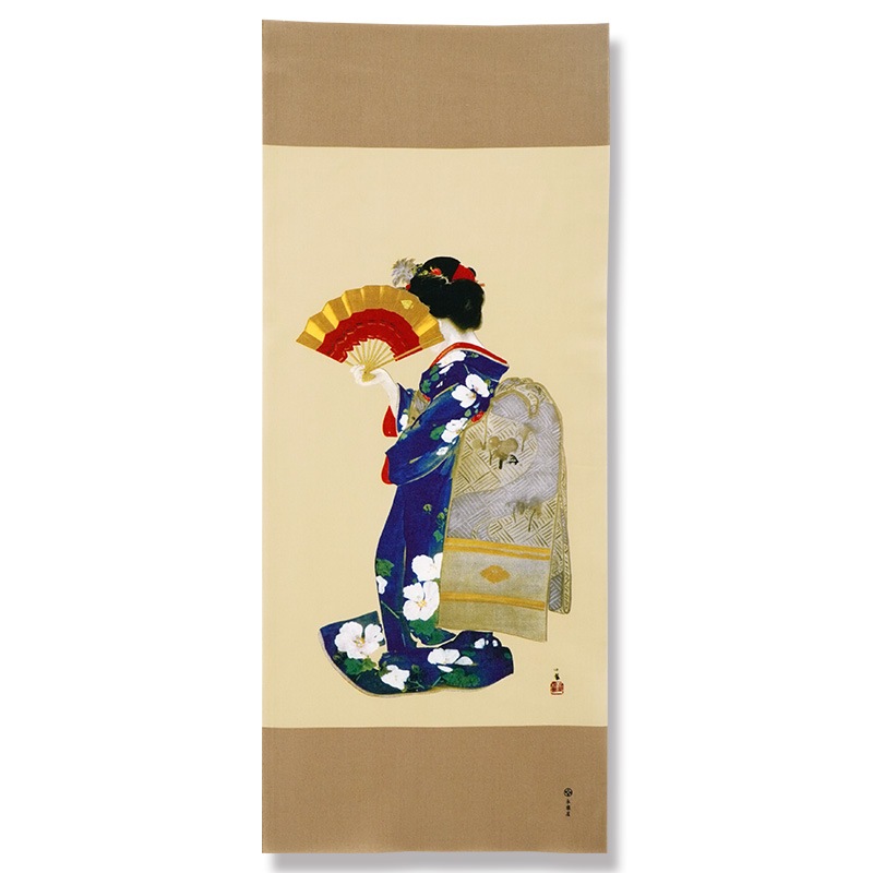 手ぬぐい「アレ夕立に」