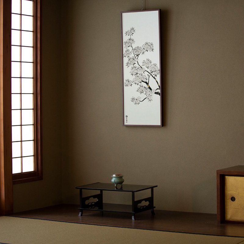 手ぬぐい「墨絵 桜」