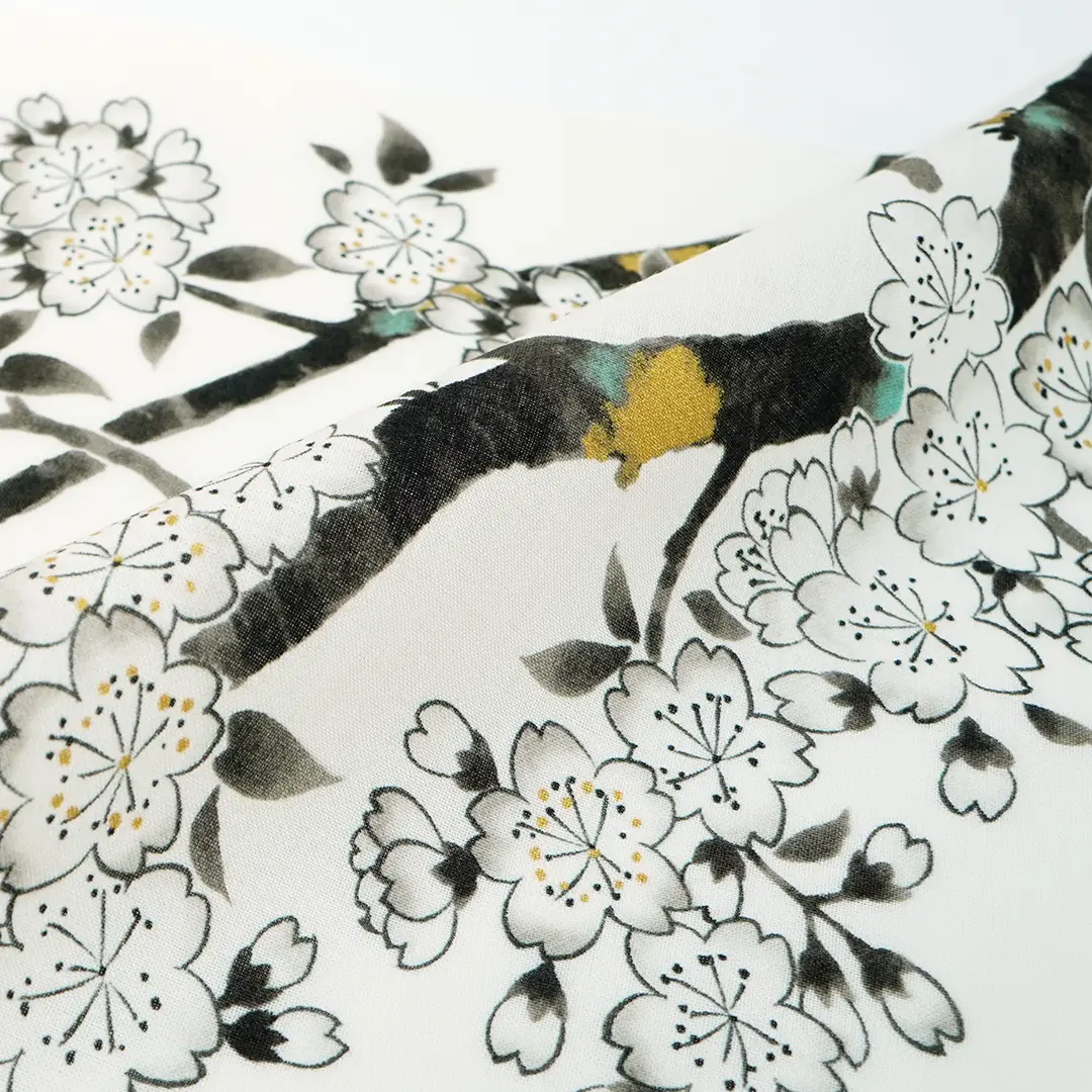 手ぬぐい「墨絵 桜」