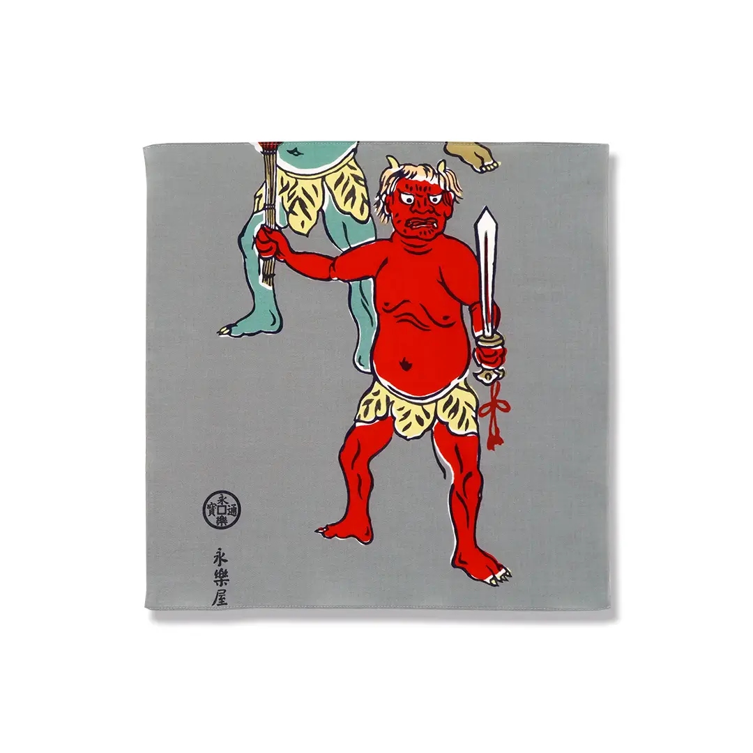 てはん「年中行事二月・盧山寺節分」（赤鬼）