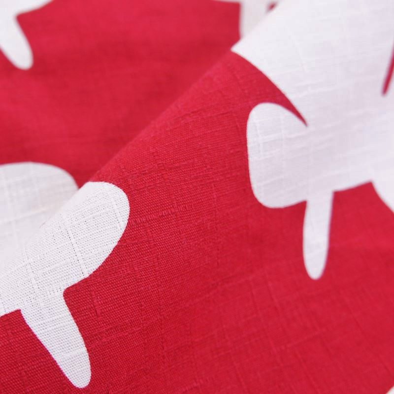 大風呂敷 「ソファと猫」(レッド/グレー）