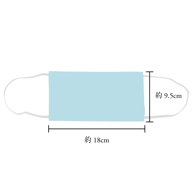 手ぬぐいマスク（二層） 「バレリーナ」（グレー）