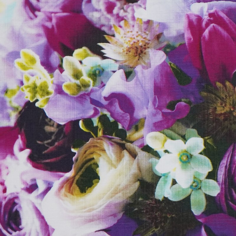 大風呂敷「はなのいろ」～むらさき