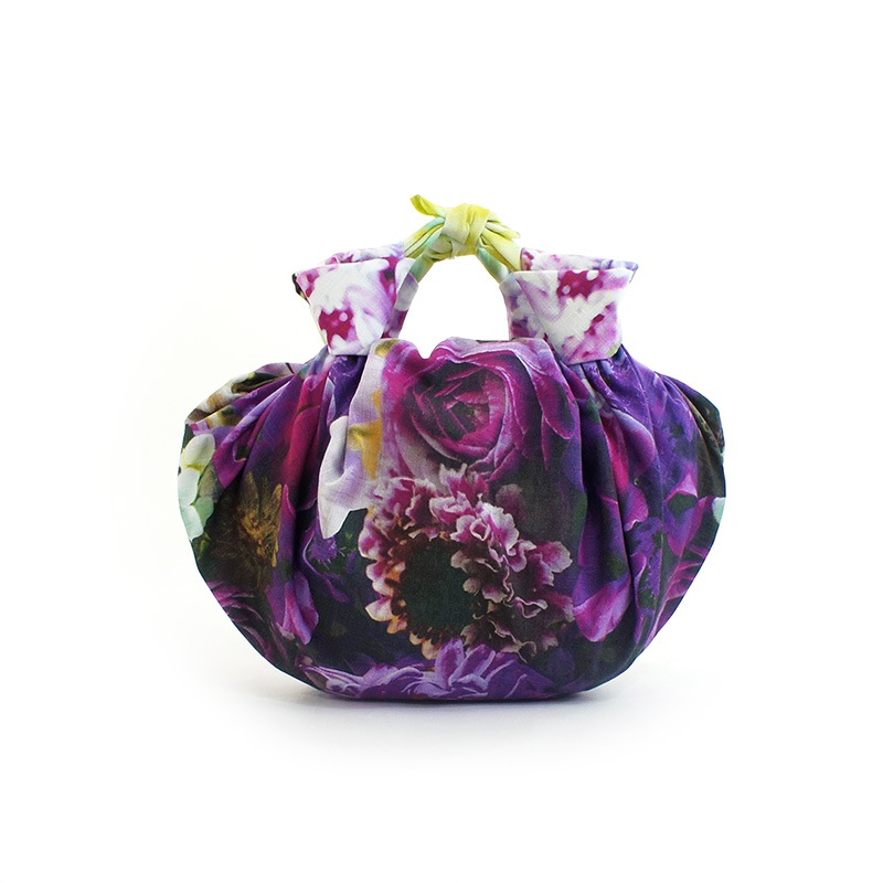 大風呂敷「はなのいろ」～むらさき