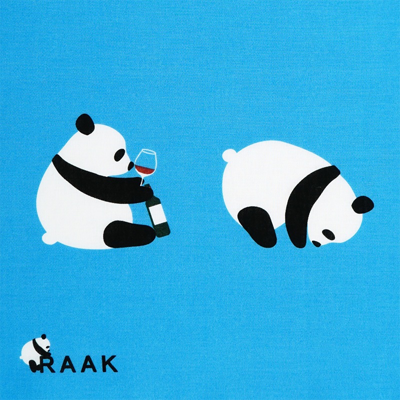 手ぬぐい「かんぱ～いころころパンダ」