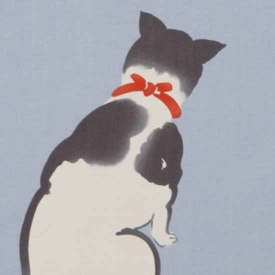 手ぬぐい「思案中」