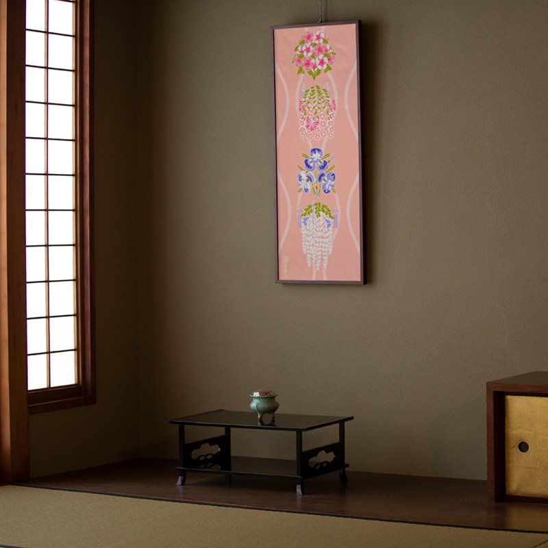 手ぬぐい「舞妓さんの花かんざし・春」