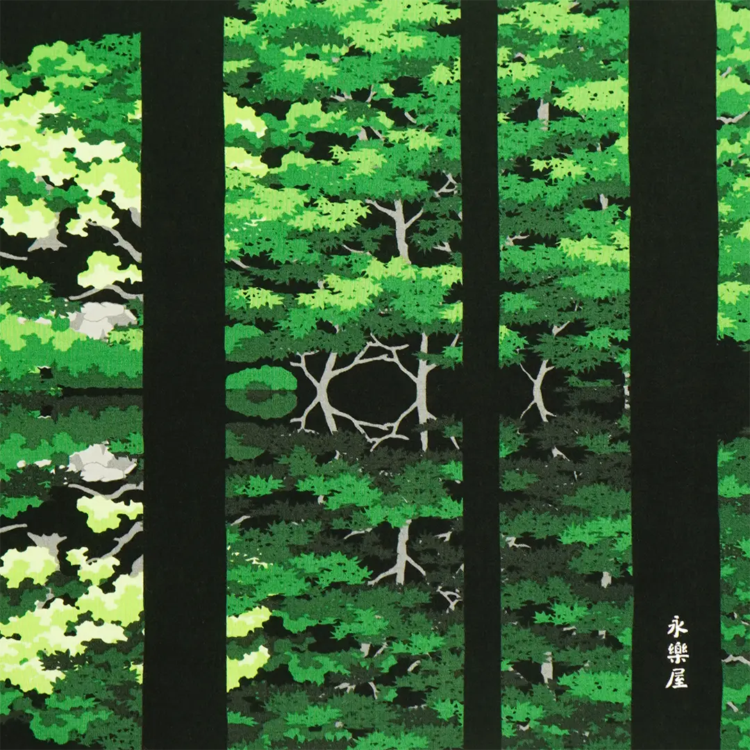 手ぬぐい「鏡紅葉」