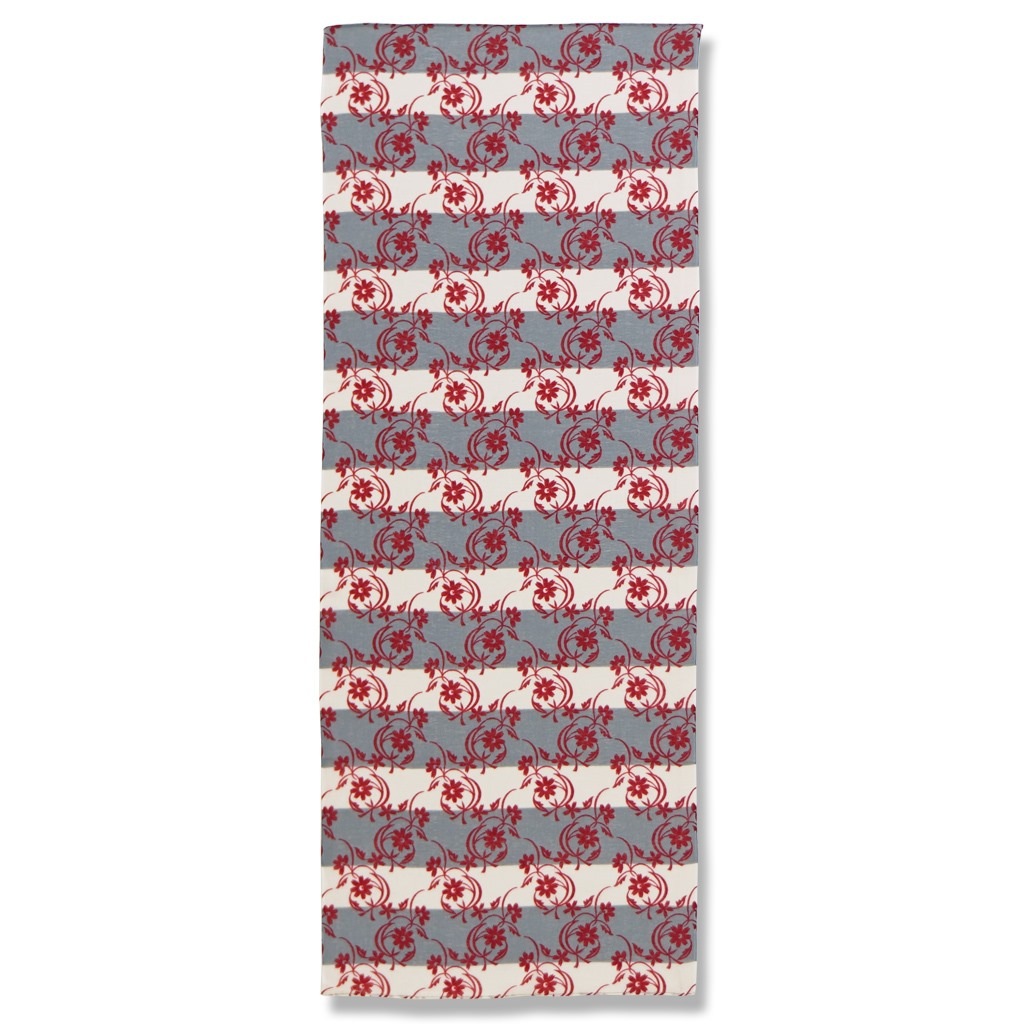 ガーゼ90㎝ 「フラワー」（レッド）