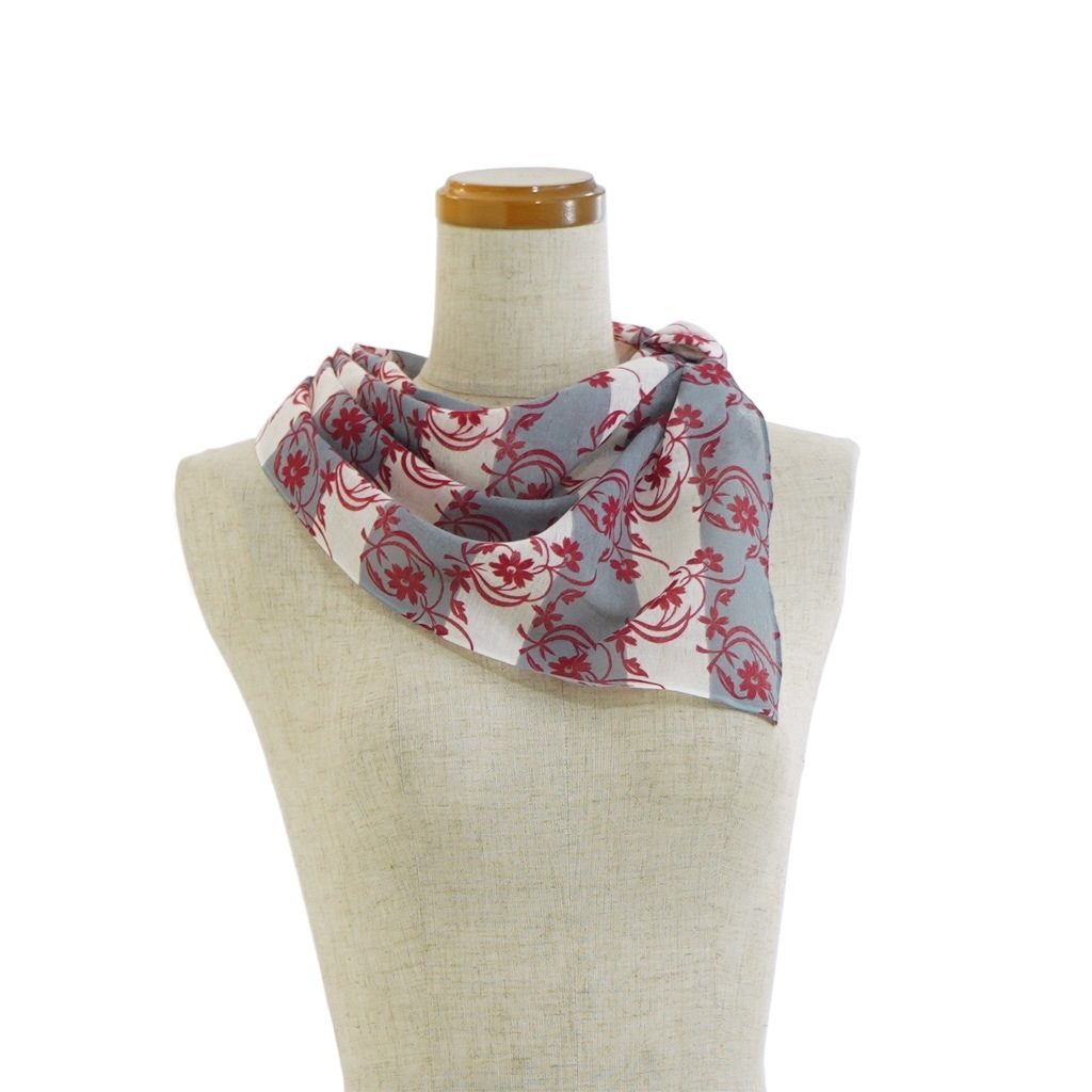 ガーゼ90㎝ 「フラワー」（レッド）