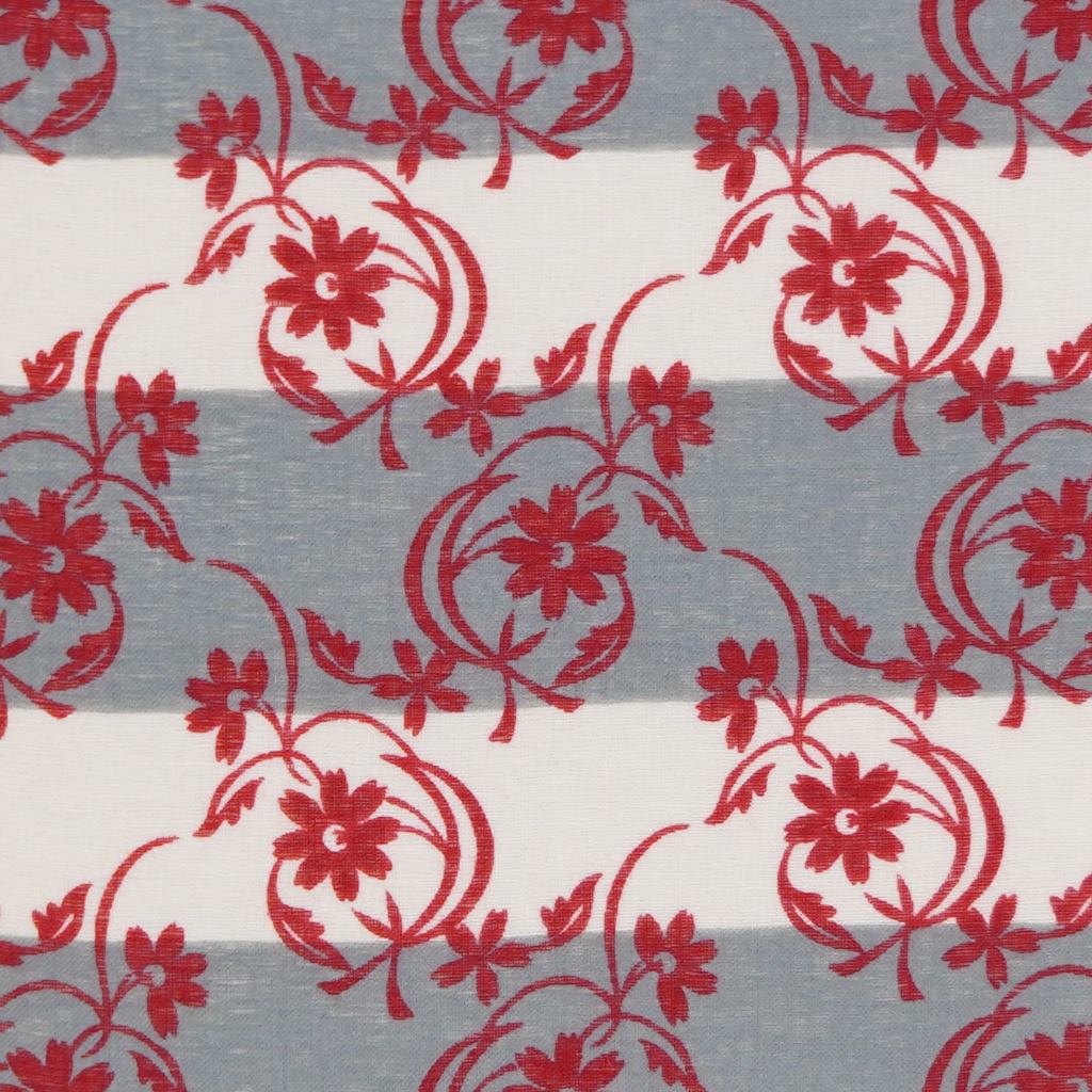 ガーゼ180㎝ 「フラワー」（レッド）