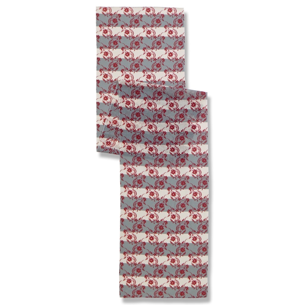 ガーゼ180㎝ 「フラワー」（レッド）