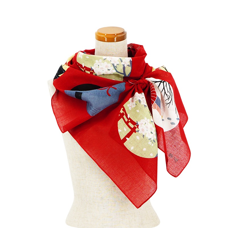 ガーゼ180cm「京の四季」