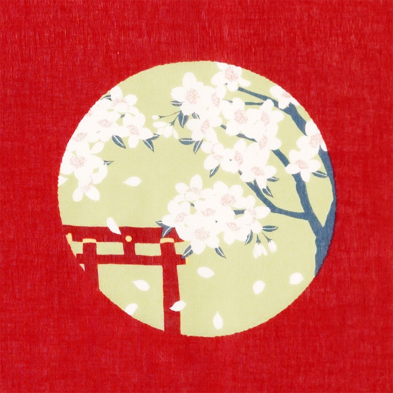 ガーゼ180cm「京の四季」