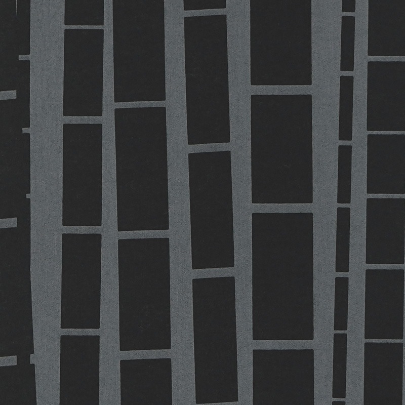 手ぬぐい総柄90㎝「バンブー」（ダークグレー/ブラック）