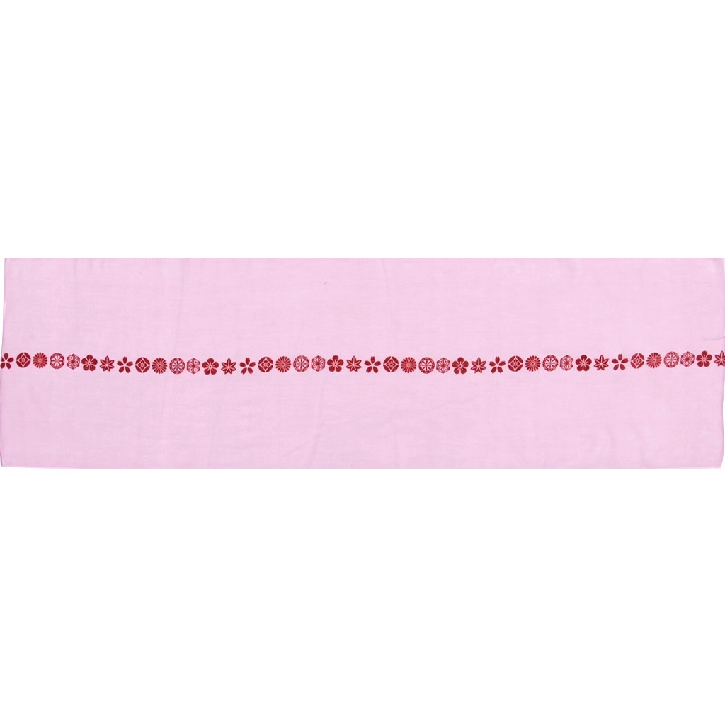 ガーゼ120㎝ 「小紋並び」（ピンク）