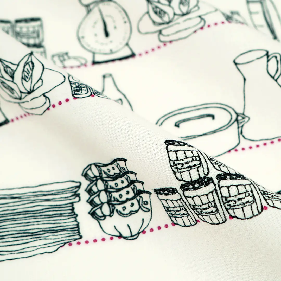 手ぬぐい総柄90cm「キッチン」